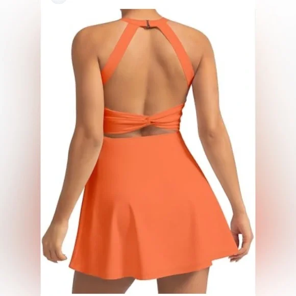 Amazon Women's Orange Dress - Picture 2 of 5